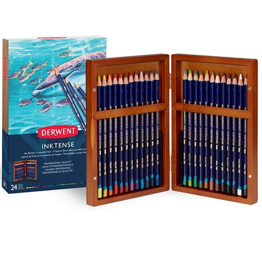 Derwent Inktense 24 Wooden Box