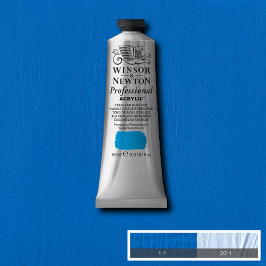 Professional Acrylic Cerulean Blue Hue 60ml Tube