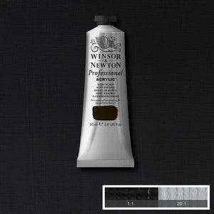 Professional Acrylic Ivory Black 60ml Tube