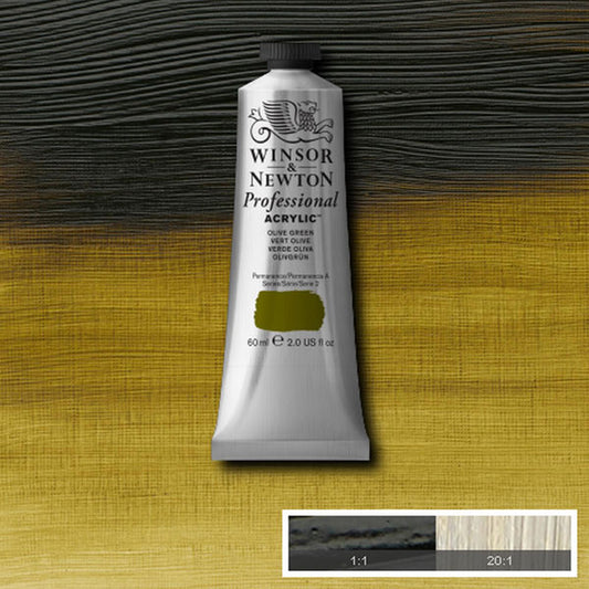 Professional Acrylic Olive Green 60ml Tube