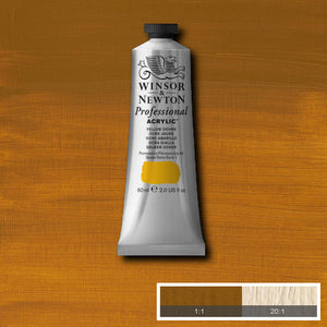 Professional Acrylic Yellow Ochre 60ml Tube