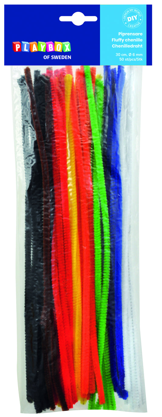 Chenille 50pcs basic colour