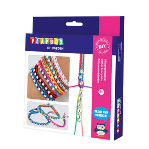 Craft set, glitter bracelets