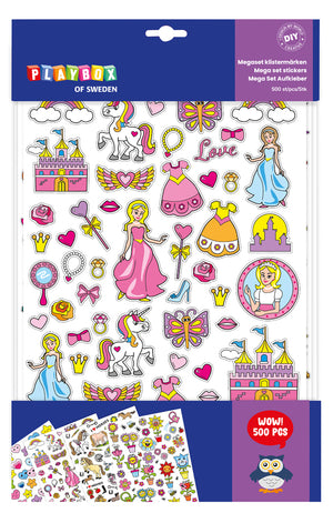 Mega sticker set 500 pcs