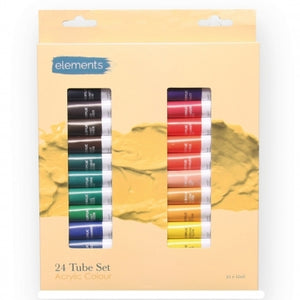 Elements Acrylic 24 tube set