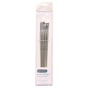 Elements Synt Brush Pk 4 LH