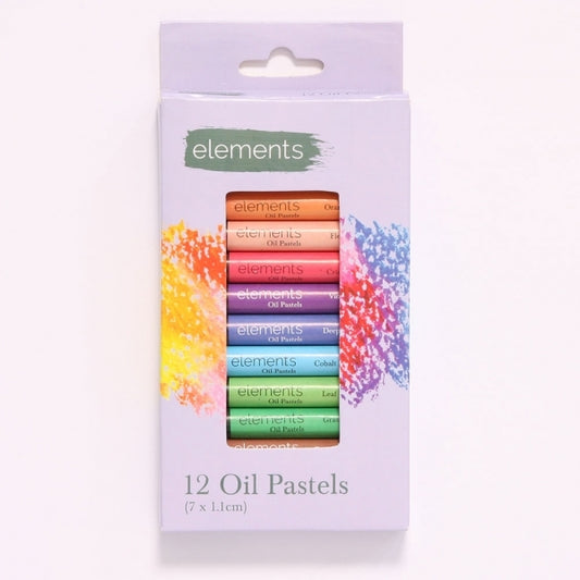 Elements Oil Pastels 12 pk