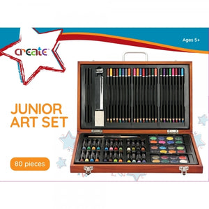 Create Kids Painting Set Wood