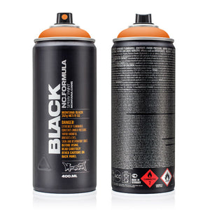 Montana Black Spray Paint - Pure Orange