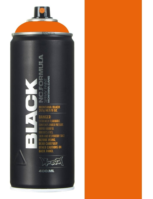 Montana Black Spray Paint - Pure Orange