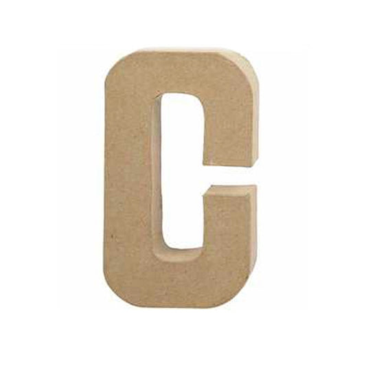 Papier Mache Letter 20Cm  - C