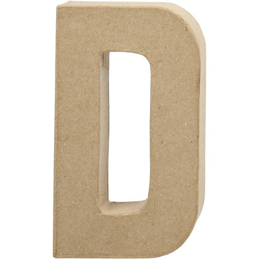 Papier Mache Letter 20Cm  - D