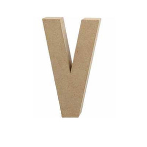 Papier Mache Letter 20Cm- V