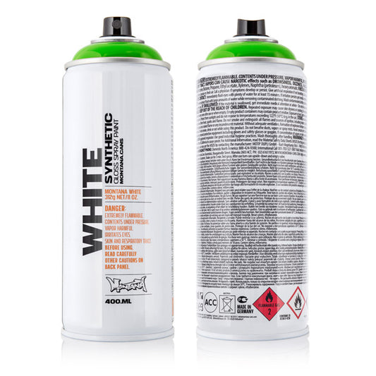 MONTANA WHITE S/PAINT 400ML-GRASS GREEN