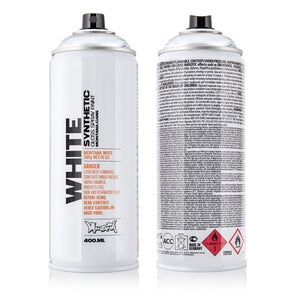 MONTANA WHITE S/PAINT 400ML-SILVER