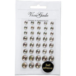 Rhinestones 6+8+10mm 40asst Crystal