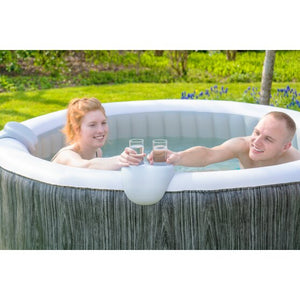 Headrest & Cup Holder Set For Inflatable Spa