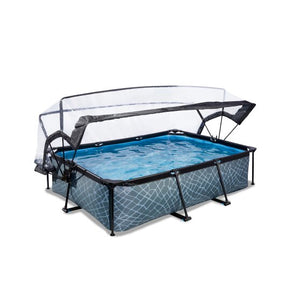 EXIT Frame Pool 220x150x60cm (12v Cartridge