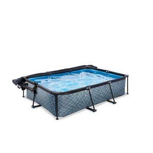 EXIT Frame Pool 220x150x60cm (12v Cartridge