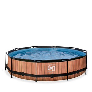 EXIT Frame Pool ø360x76cm (12v Cartridge filter