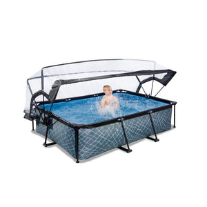 EXIT Frame Pool 220x150x60cm (12v Cartridge