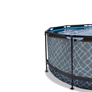 EXIT Frame Pool ø360x122cm (12v Sand filter