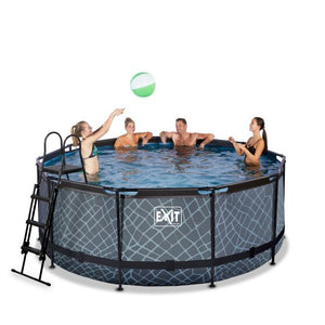 EXIT Frame Pool ø360x122cm (12v Sand filter