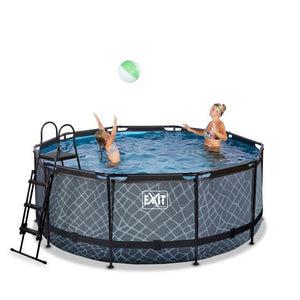 EXIT Frame Pool ø360x122cm (12v Sand filter