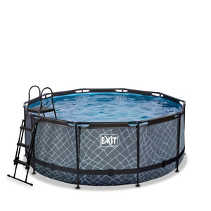 EXIT Frame Pool ø360x122cm (12v Sand filter