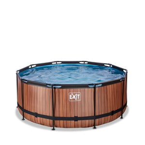 EXIT Frame Pool ø360x122cm (12v Sand filter