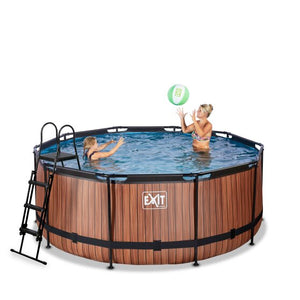 EXIT Frame Pool ø360x122cm (12v Sand filter