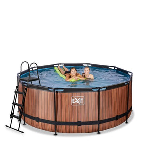 EXIT Frame Pool ø360x122cm (12v Sand filter