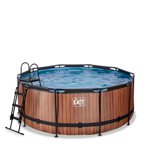 EXIT Frame Pool ø360x122cm (12v Sand filter