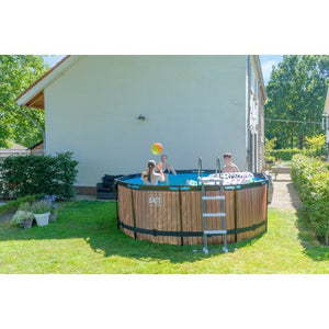 EXIT Frame Pool ø360x122cm (12v Sand filter