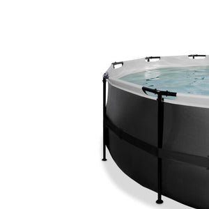 EXIT Frame Pool ø427x122cm (12v Sand filter)