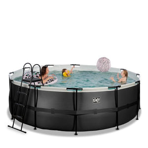 EXIT Frame Pool ø427x122cm (12v Sand filter)