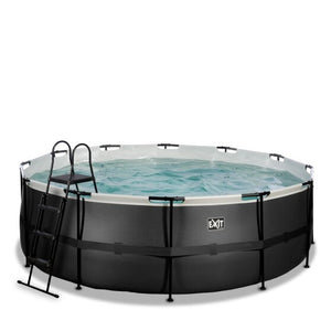 EXIT Frame Pool ø427x122cm (12v Sand filter)