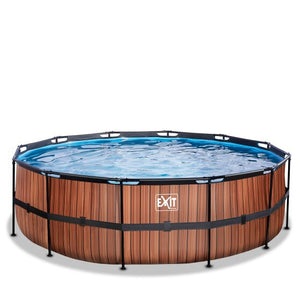 EXIT Frame Pool ø450x122cm (12v Sand filter)