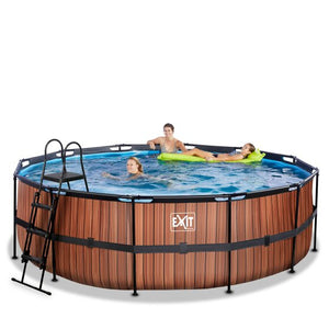 EXIT Frame Pool ø450x122cm (12v Sand filter)