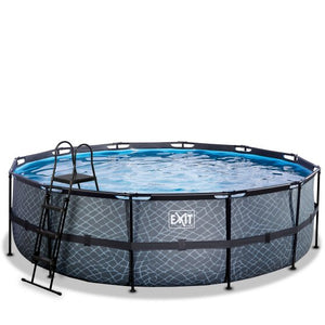 EXIT Frame Pool ø488x122cm (12v Sand filter)