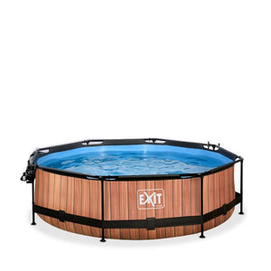 EXIT Frame Pool ø300x76cm (12v Cartridge filter)