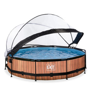 EXIT Frame Pool ø360x76cm (12v Cartridge filter)