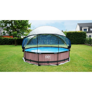 EXIT Frame Pool ø360x76cm (12v Cartridge filter)