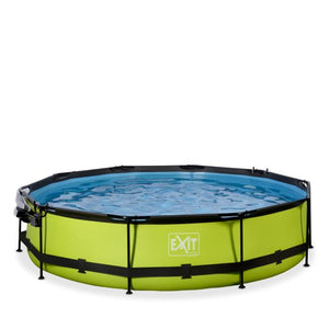 EXIT Frame Pool ø360x76cm (12v Cartridge filter)