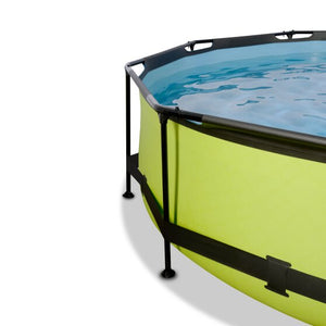 EXIT Frame Pool ø360x76cm (12v Cartridge filter)