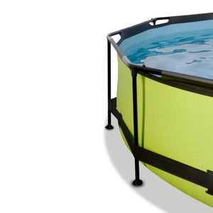 EXIT Frame Pool ø244x76cm (12v Cartridge filter