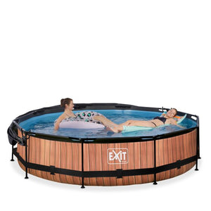 EXIT Frame Pool ø360x76cm (12v Cartridge filter)