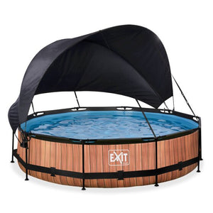 EXIT Frame Pool ø360x76cm (12v Cartridge filter)