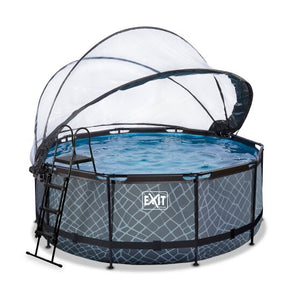 EXIT Frame Pool ø360x122cm (12v Sand filter