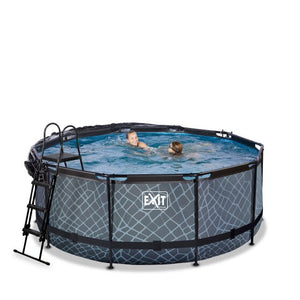 EXIT Frame Pool ø360x122cm (12v Sand filter